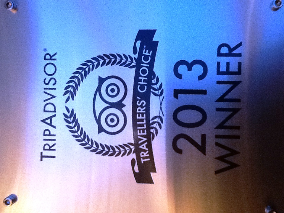 TripAdvisor Travellers' Choice — vítěz 2013